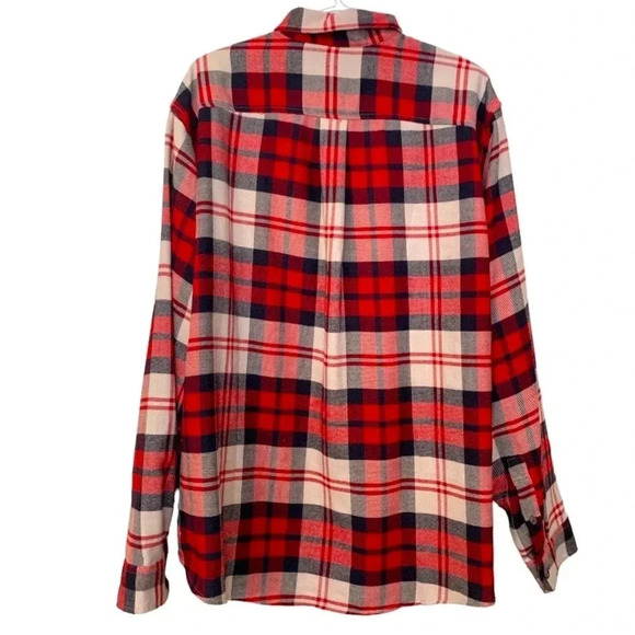 Eddie Bauer, men’s plaid shirt, midweight, wrinkle free - Picture 3 of 8